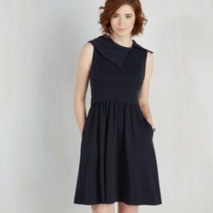 + Modcloth Trolley Tour Dress in Navy